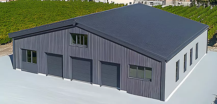 Corrugated Garage Roof Repair in Niles