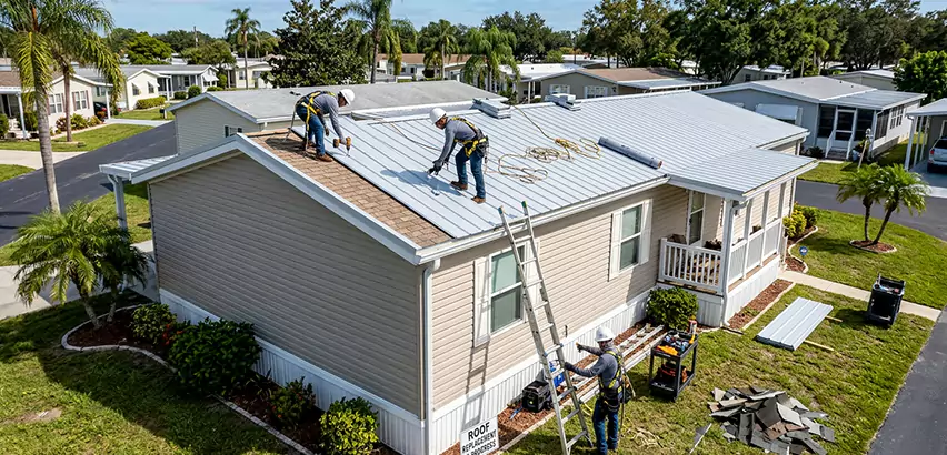 Mobile Home Metal Roof Replacement in Niles