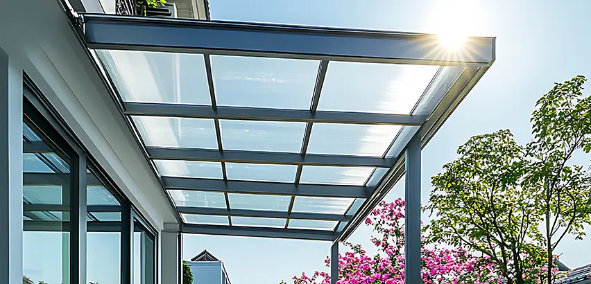Glass Patio Roof Installation in Niles